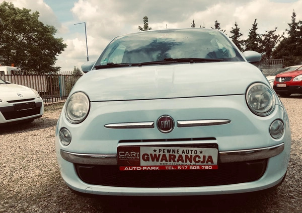 Fiat 500 cena 18500 przebieg: 148000, rok produkcji 2009 z Bychawa małe 497